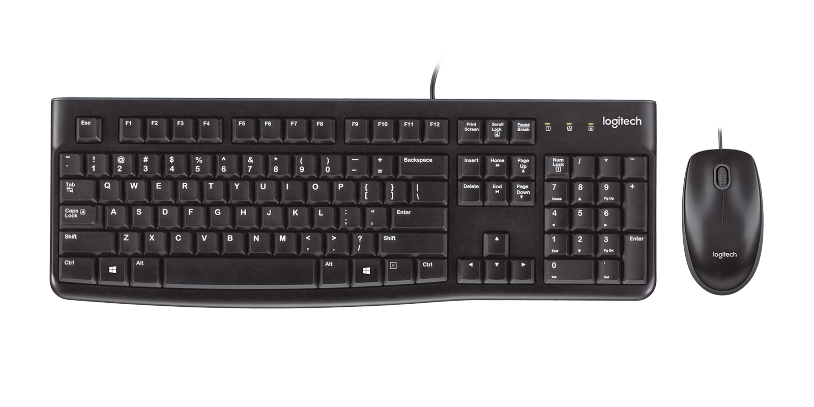 كيبورد وماوس LOGITECH WIRE MK120 - كيبورد + ماوس لوجيتك 2 KEYBOARD & MOUSE LOGITECH WIRE MK120 - كيبورد + ماوس لوجيتك - Image 2