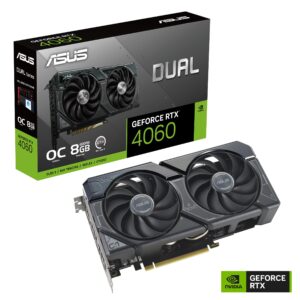 GPU ASUS RTX 4060 8GB OC DUAL - كارت شاشة نفيديا
