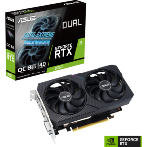 ASUS Dual GeForce RTX 3050 V2 OC Edition 8GB