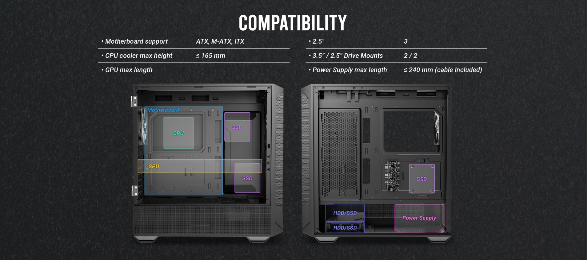 ANTEC NX416L NX416L mid-tower ATX gaming case with mesh front and ARGB fans