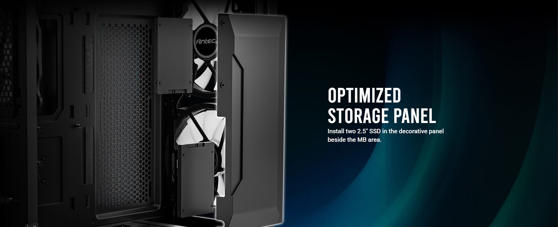 ANTEC NX416L NX416L mid-tower ATX gaming case with mesh front and ARGB fans