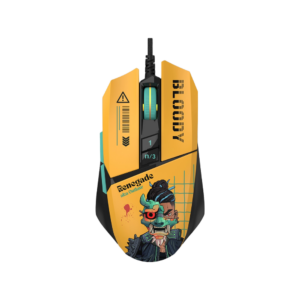 BLOODY W63 MAX RENEGADE SUNSET RGB gaming mouse with 12000 CPI sensor