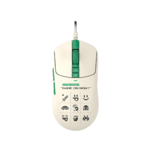 ماوس ألعاب خفيف الوزن BLOODY W72 ULTRA PIXELS GREEN مزود بمستشعر 20000 نقطة لكل بوصة