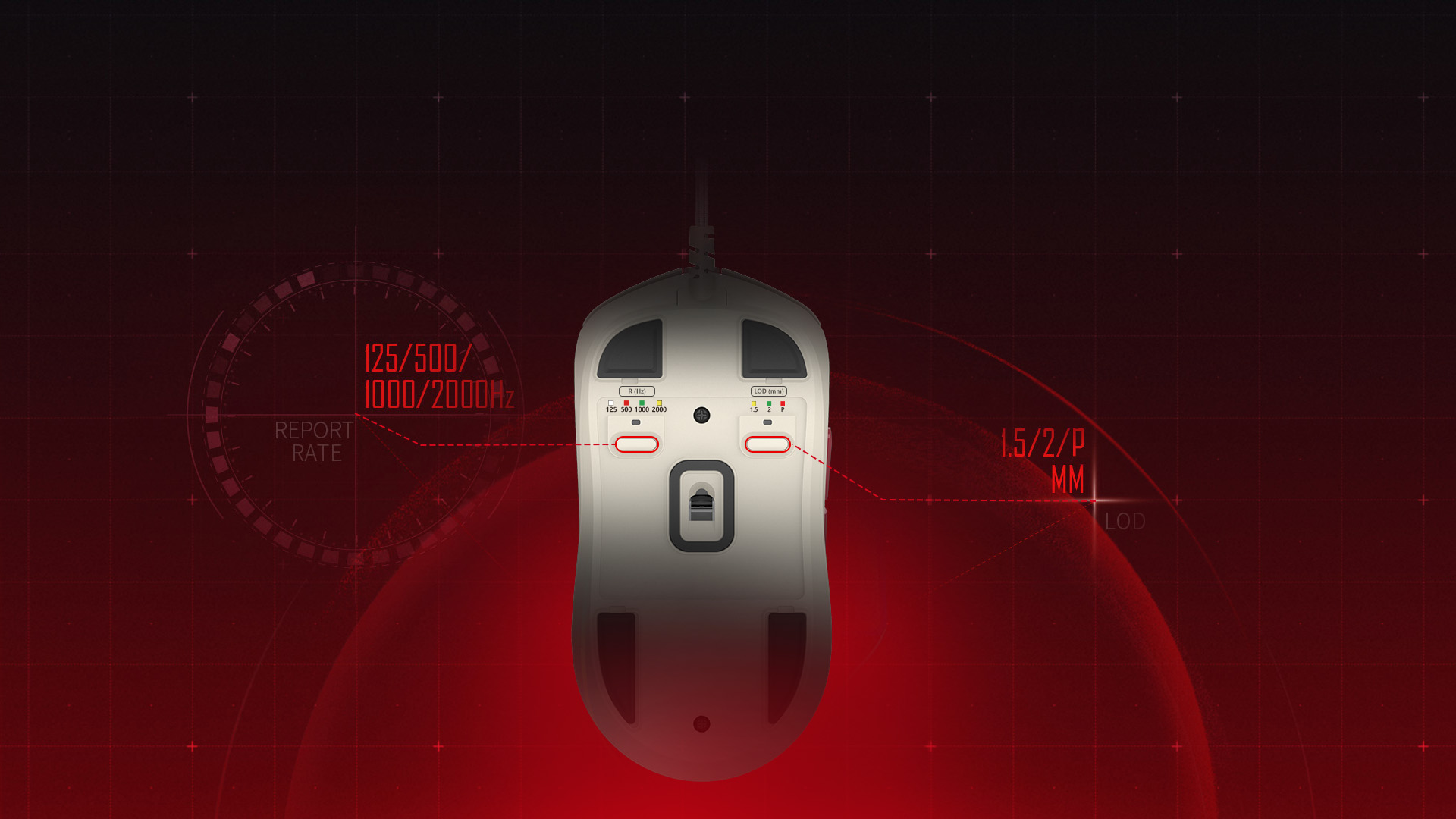 BLOODY W72 ULTRA PIXELS GREEN lightweight gaming mouse with 20000 CPI sensor
