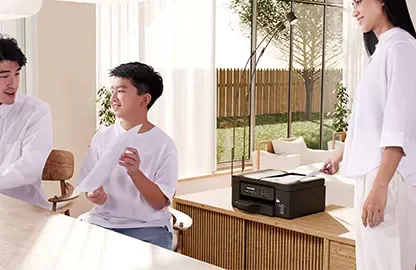 طابعة Brother DCP-T730DW المزودة بخزان حبر - طابعة لاسلكية متعددة الوظائف للطباعة على الوجهين