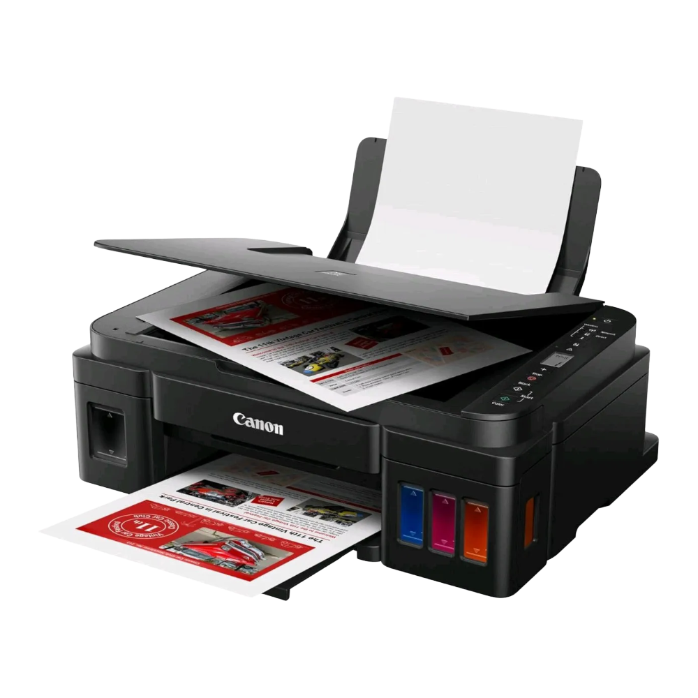 Canon PIXMA G3416 Ink WiFi All-In-One Printer, Wireless Print Copy Scan, Refillable Ink Tank, High Yield, Borderless A4