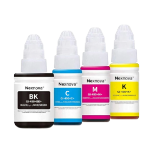Canon GI-490 Multipack Original 4 Ink Bottles Black Cyan Magenta Yellow