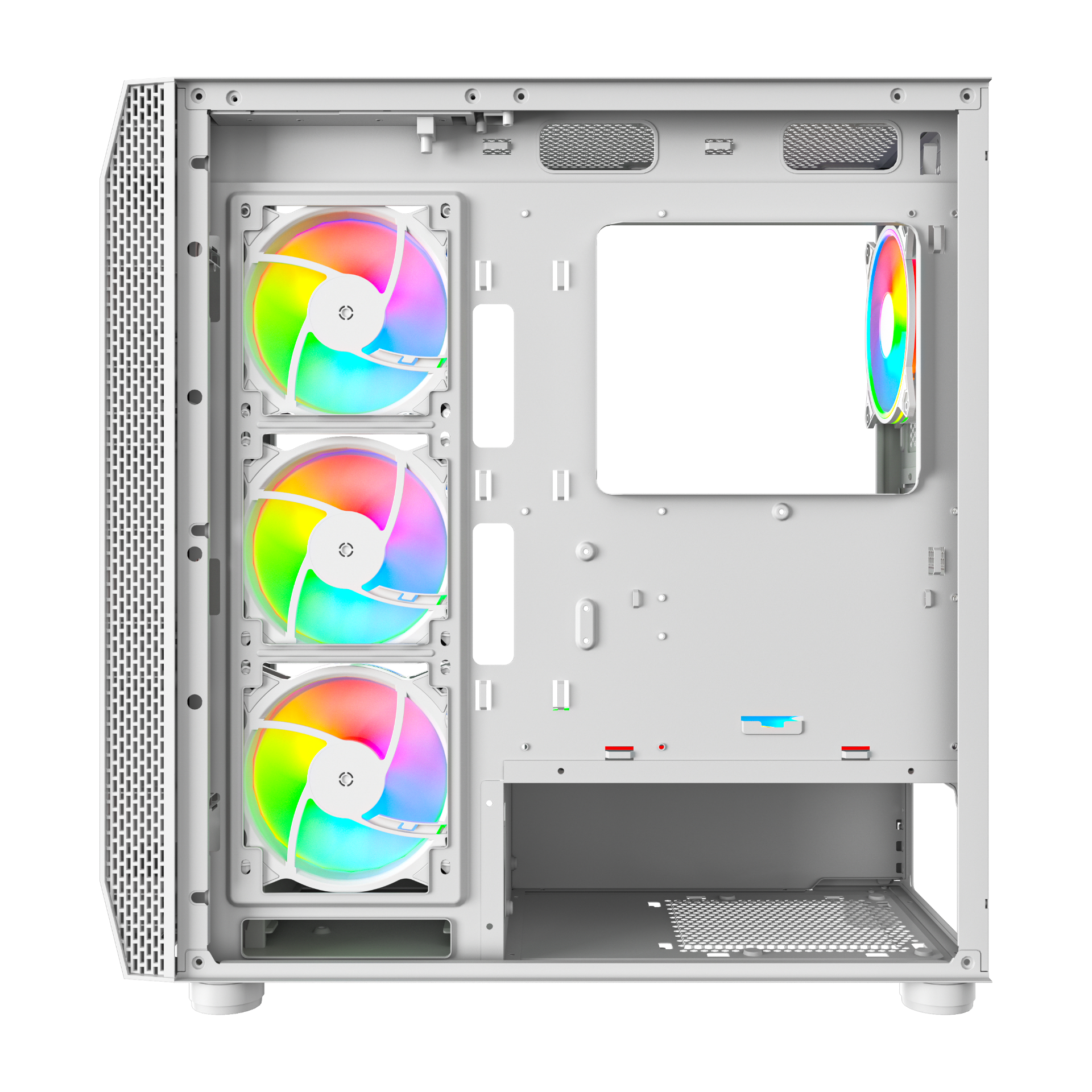 CASE GAMEMASTER MX700 WHITE MNC – ATX Mid-Tower 5 CASE GAMEMASTER MX700 WHITE MNC – ATX Mid-Tower - Image 5