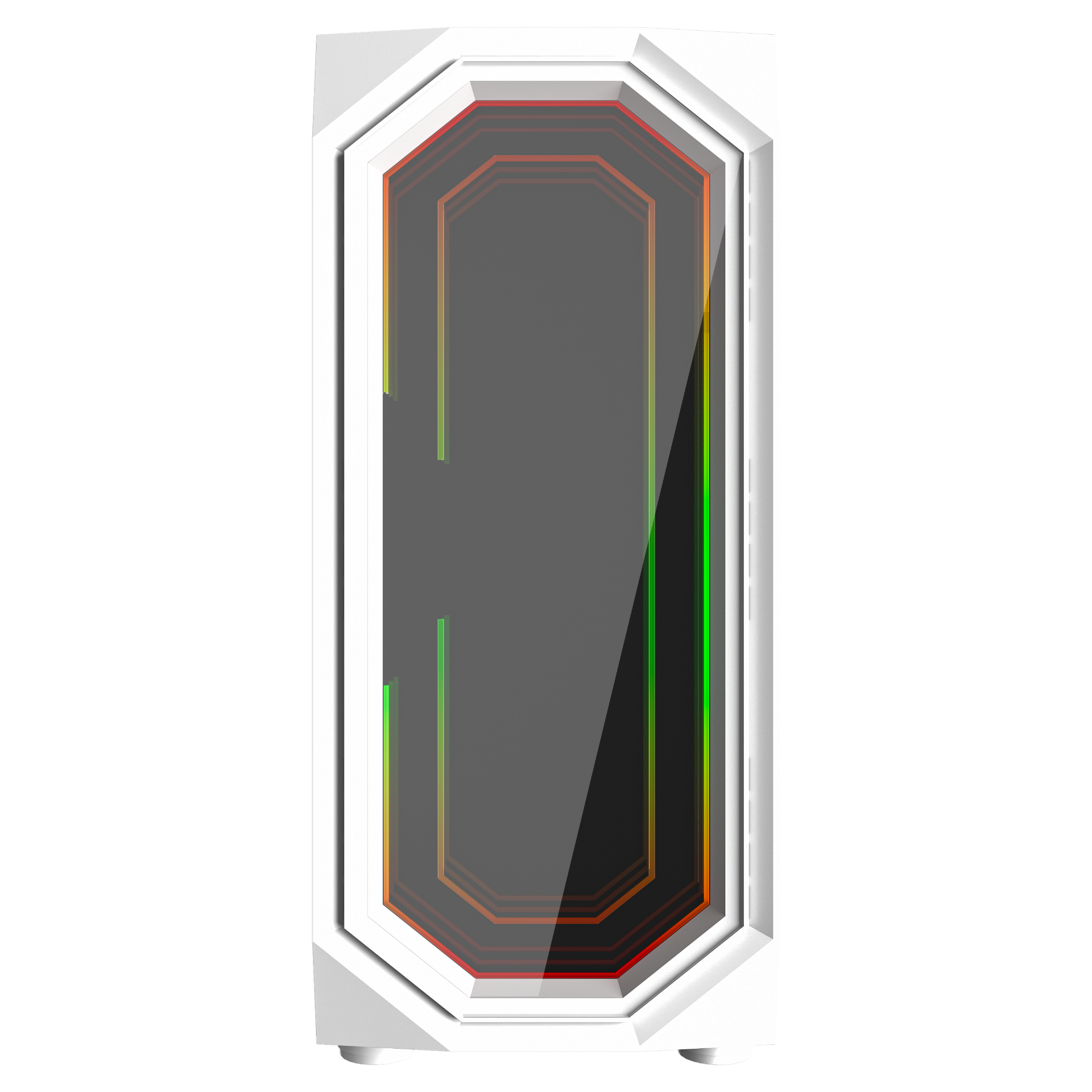 CASE GAMEMASTER MX700 WHITE MNC – ATX Mid-Tower 2 GAMEMASTER MX700 White PC Case with tempered glass and high-airflow cooling design