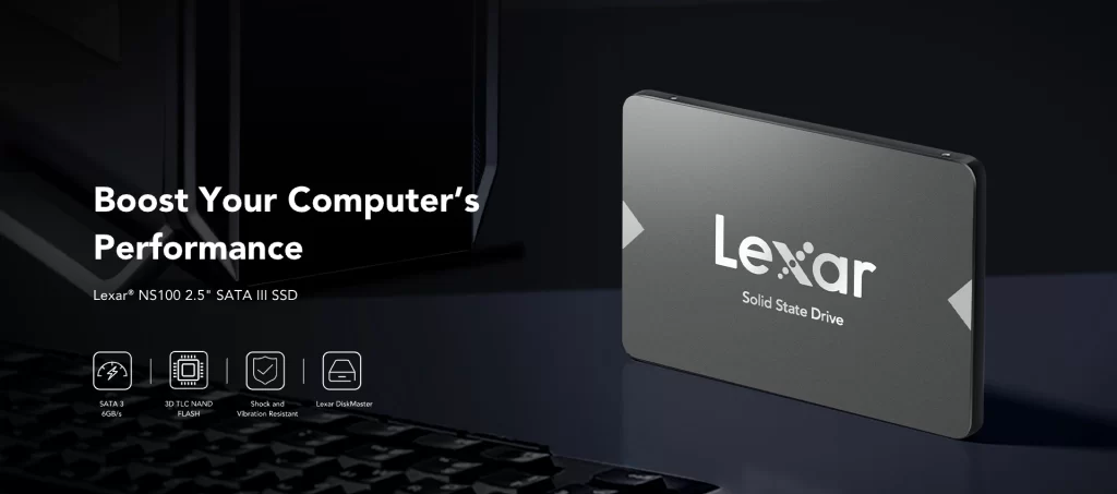 Lexar NS100 SATA SSD (8) Lexar NS100 SATA SSD