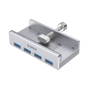 موزع USB 3.0 رباعي المنافذ من الألومنيوم من نوع ORICO MH4PU-SV