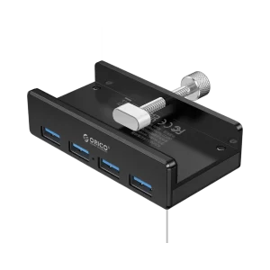 ORICO MH4PU-BK Clip-Type Aluminum 4-Port USB 3.0 Hub