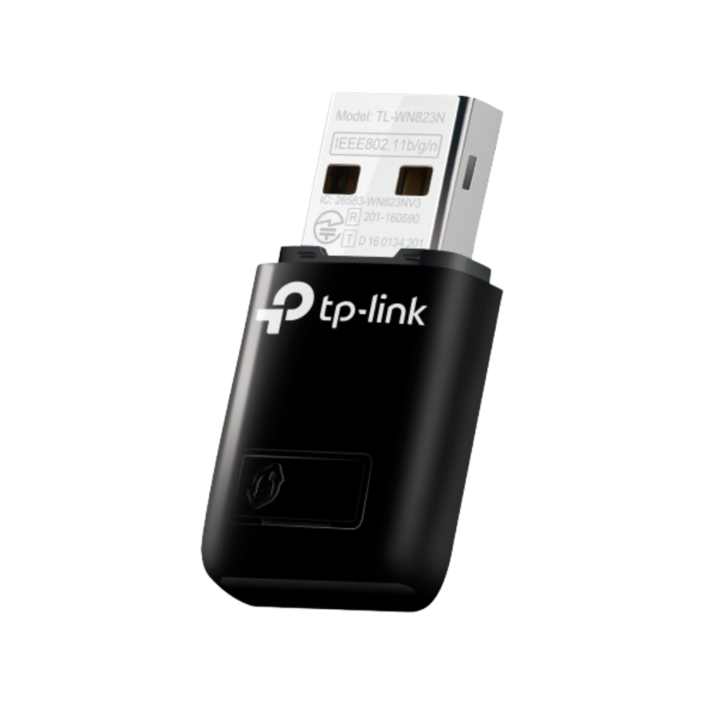 TP-Link TL-WN823N 300Mbps Mini Wireless N USB Adapter, USB 2.0 Wi-Fi Adapter, WPS Button, Internal Antenna TP-Link TL-WN823N 300Mbps Mini Wireless N USB Adapter, USB 2.0 Wi-Fi Adapter, WPS Button, Internal Antenna