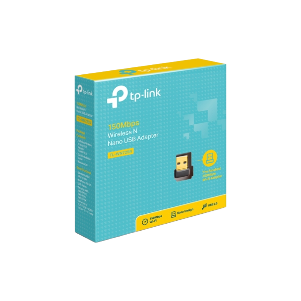 TP-Link TL-WN725N 150Mbps Wireless USB Adapter | تركيبة واي فاي 1 TP-Link TL-WN725N 150Mbps Wireless N Nano USB Adapter Mini Wi-Fi USB Adapter USB 2.0 Internal Antenna