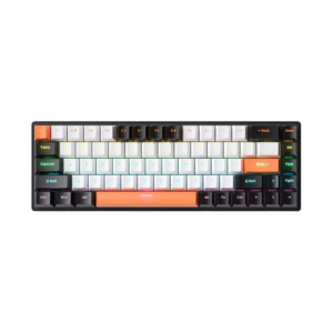 iMICE GK-690 Mechanical Keyboard with 68-key compact layout, red switches, and RGB lighting shown in a front view.