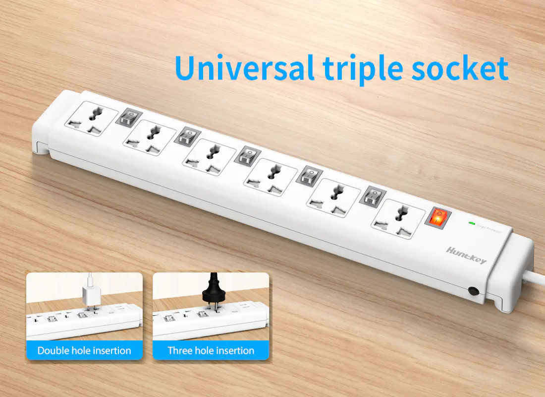 Huntkey PZC604 Power Strip 6PORT 5M (3) Huntkey PZC604 Power Strip 6PORT 5M 3