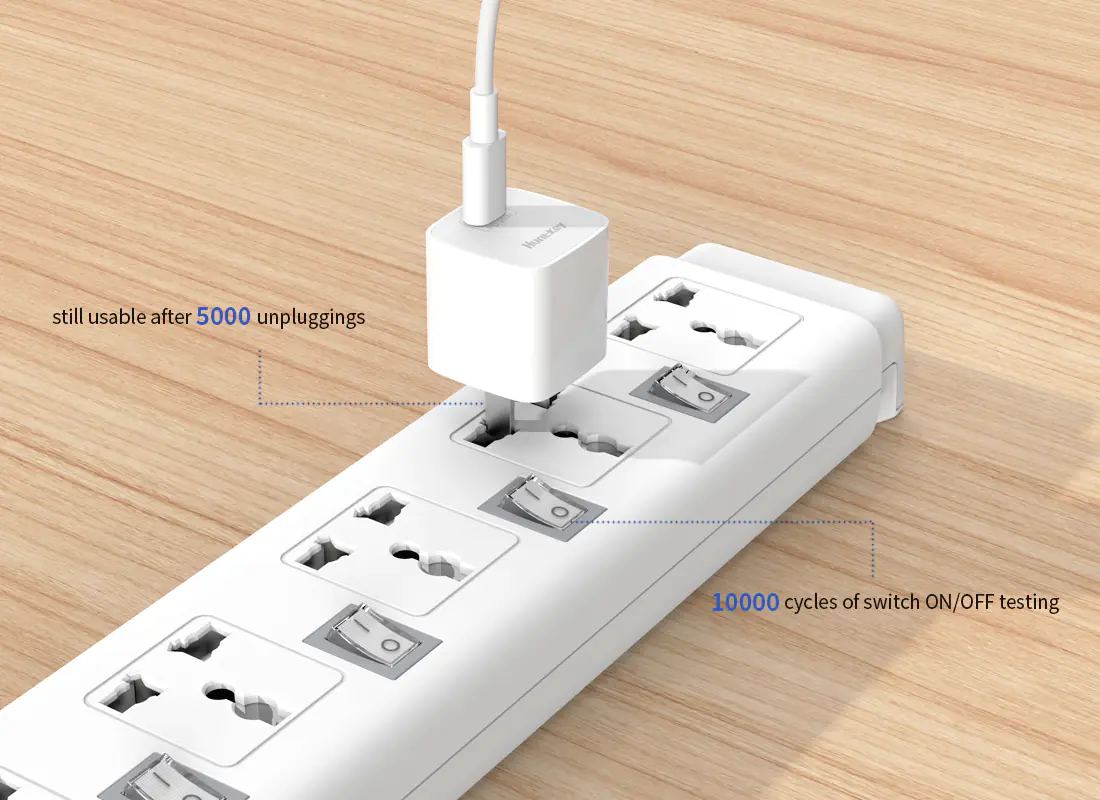 Huntkey PZC604 Power Strip 6PORT 5M (7) Huntkey PZC604 Power Strip 6PORT 5M 7