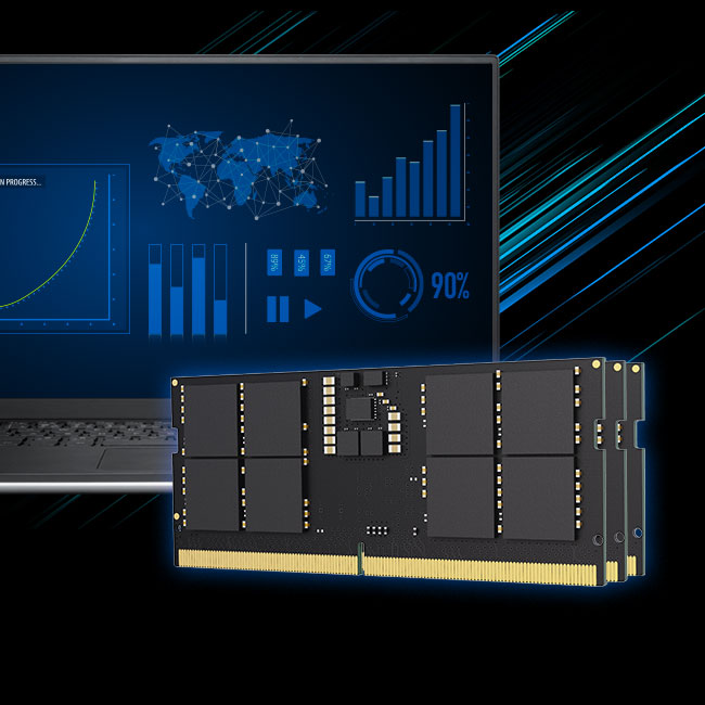 ذاكرة كمبيوتر محمول Lexar DDR5 سعة 16 جيجابايت SODIMM بسرعة 5600 ميجاهرتز (4.png)
