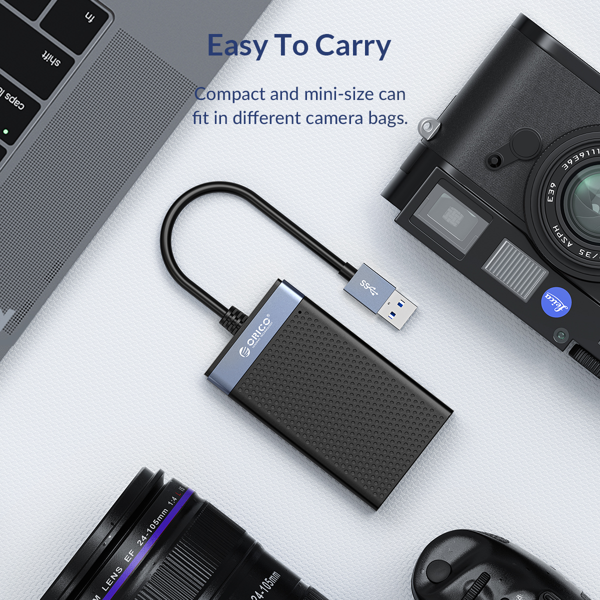 ORICO 4-in-1 USB-C Multi Card Reader ORICO-CL4D-C3 (9) ORICO 4 in 1 USB C Multi Card Reader ORICO CL4D C3 9
