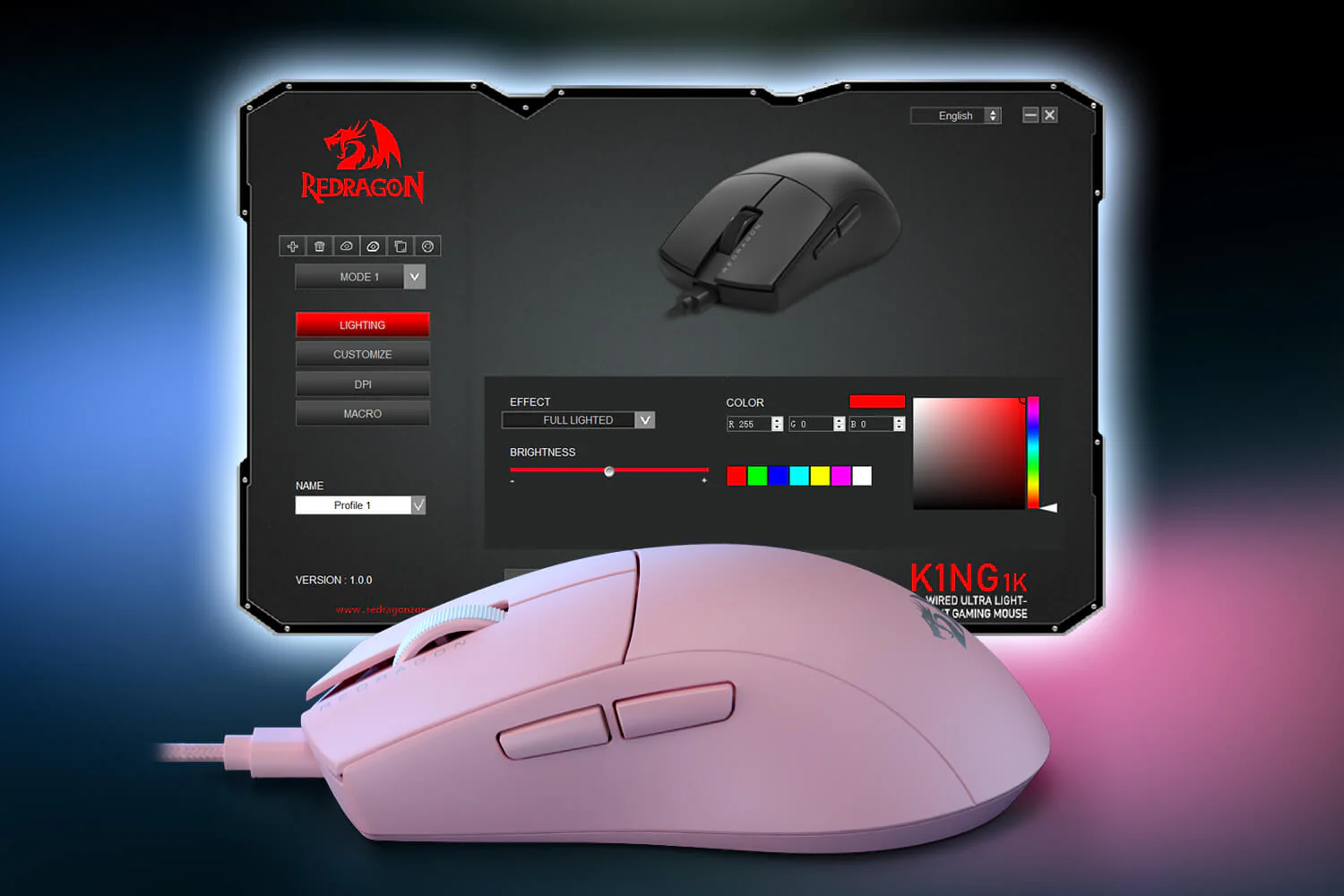 Redragon K1NG M724 Gaming Mouse 13
