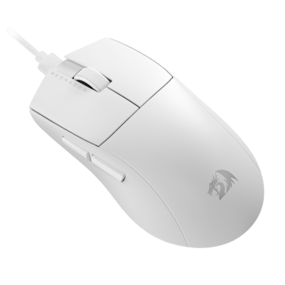 ماوس ألعاب Redragon M724 أبيض بدقة 12400 نقطة لكل بوصة | ماوس ريدراكون Redragon M724 White 12400 DPI Gaming Mouse | ماوس ريدراوكون - Image 2