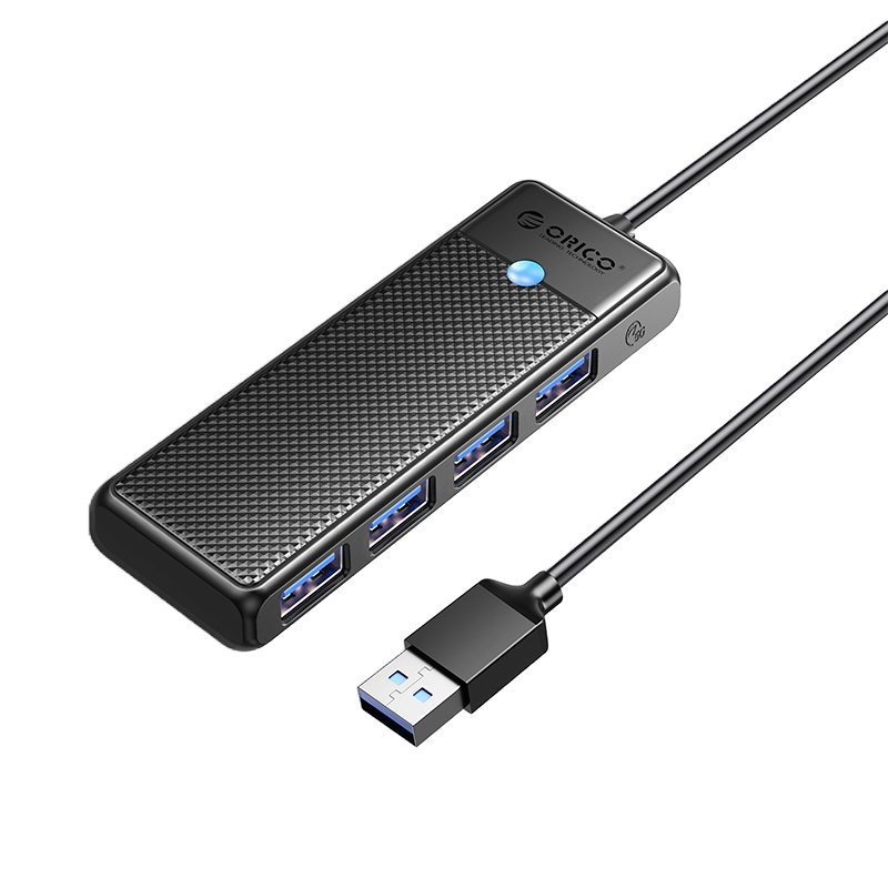 HUB USB3 ORICO 4PORT PAPW4A - هاب يو اس بي اوريكو 1 HUB USB3 ORICO 4PORT PAPW4A – Compact High-Speed Expansion Adapter
