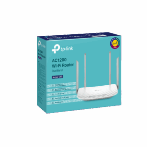 TP-Link Archer C50 AC1200 dual-band Wi-Fi router with external antennas for home networking