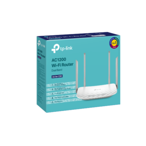 TP-Link Archer C50 AC1200 dual-band Wi-Fi router with external antennas for home networking