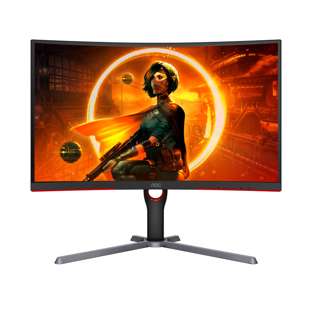 AOC CQ27G3S 27 Inch QHD VA Curved Gaming Monitor 165Hz 1ms