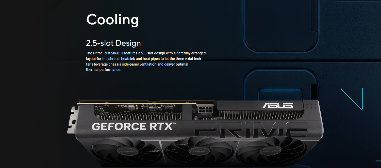ASUS GeForce RTX 5060 Ti 16GB PRIME GDDR7 (13) ASUS GeForce RTX 5060 Ti 16GB PRIME GDDR7 13