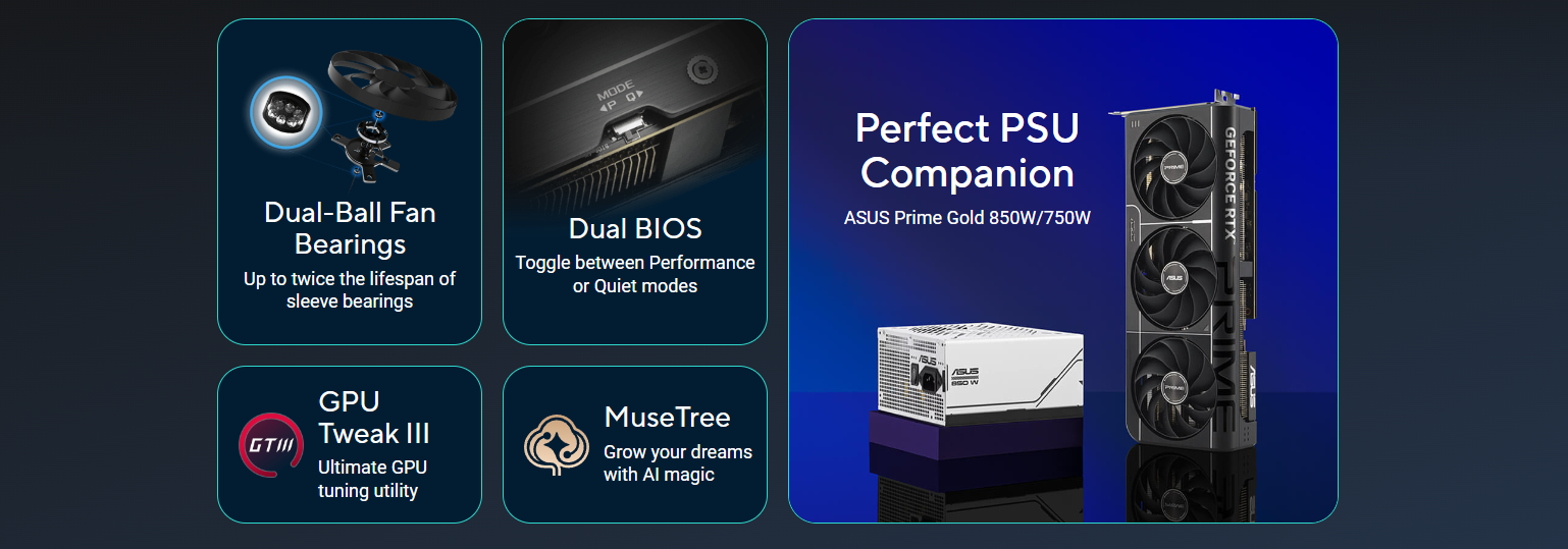 ASUS PRIME GeForce RTX 5070 12GB OC Edition (8) ASUS PRIME GeForce RTX 5070 12GB OC Edition 8