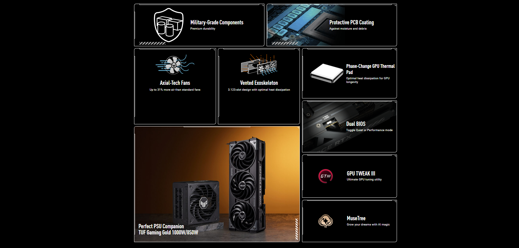 ASUS TUF Gaming GeForce RTX 5070 12GB GDDR7 (7) ASUS TUF Gaming GeForce RTX 5070 12GB GDDR7 7