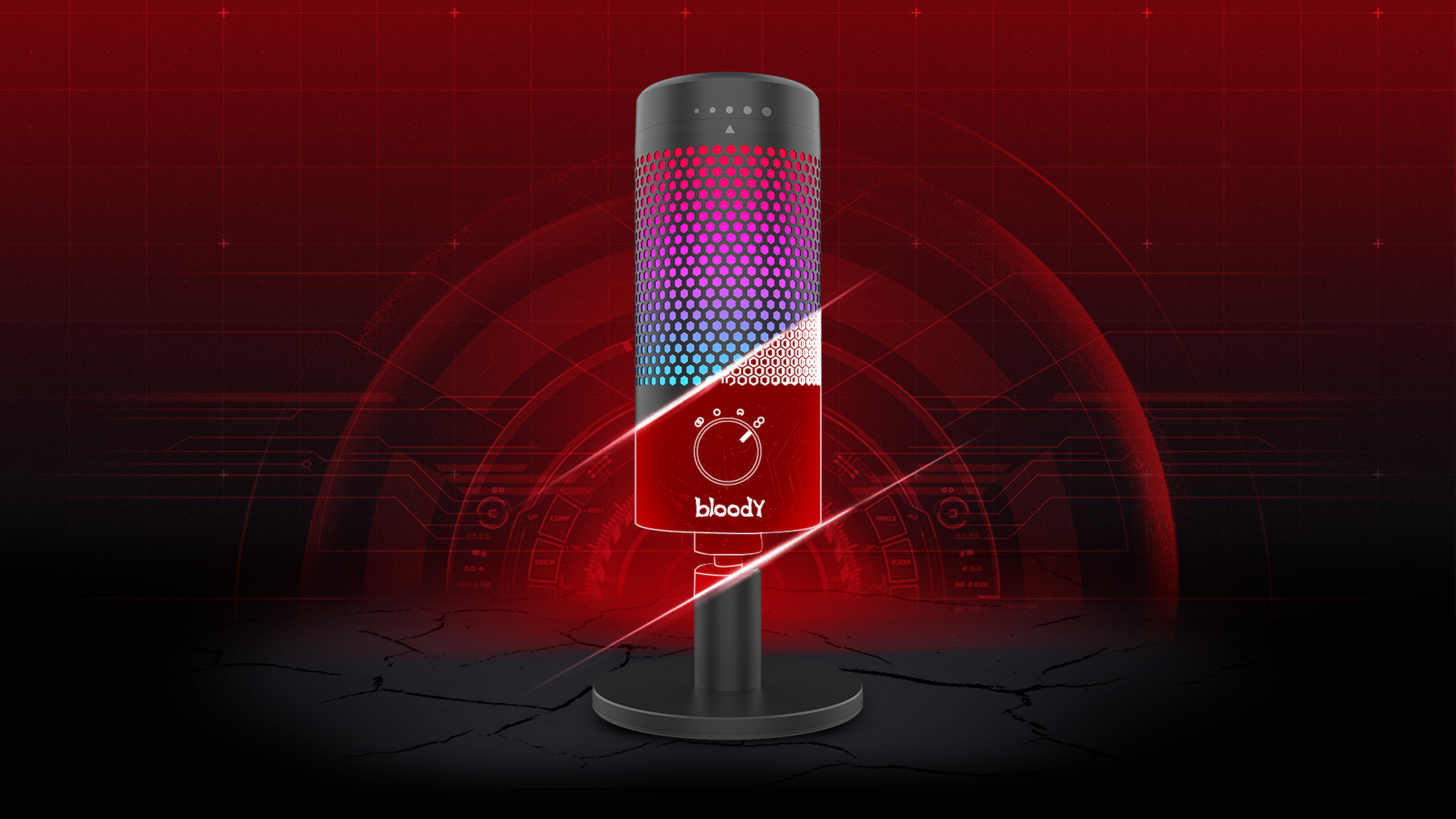 Bloody GM50 Pro Black Mic (1) Bloody GM50 Pro Black Mic 1