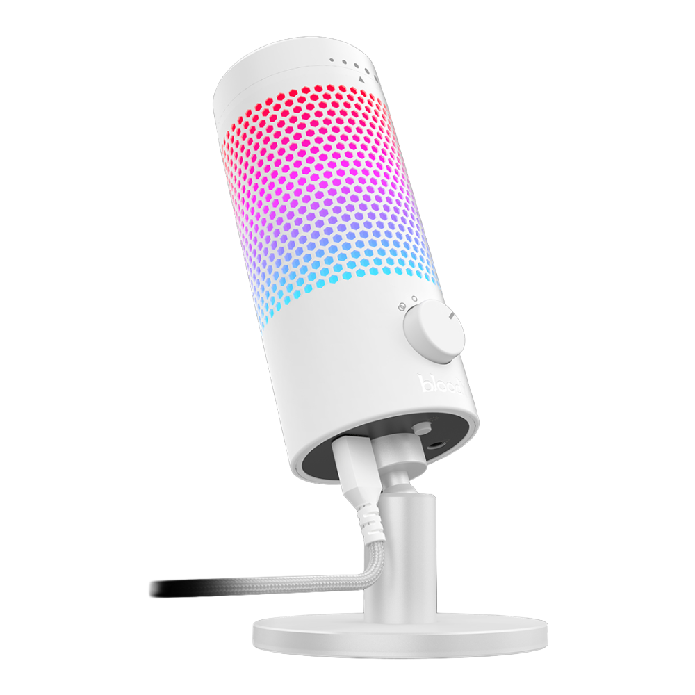 Bloody GM50 Pro White RGB USB Microphone | مايك بلودي 3 Bloody GM50 Pro White RGB USB Microphone | مايك بلودي - Image 3
