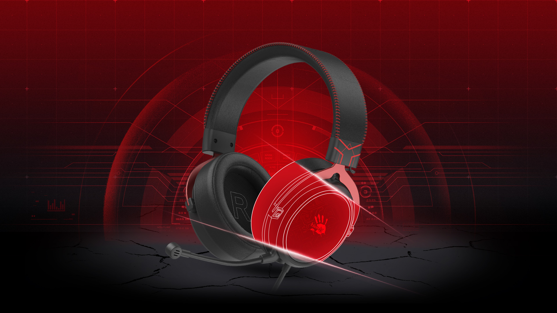 Bloody M590i Lime 7.1 Gaming Headset 1
