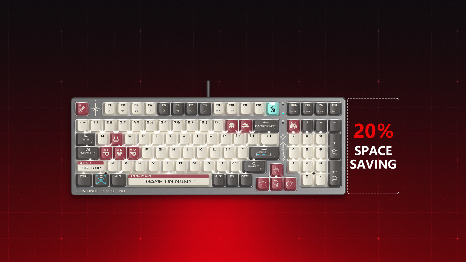 Bloody S98 Pixel Red BLMS Keyboard 2