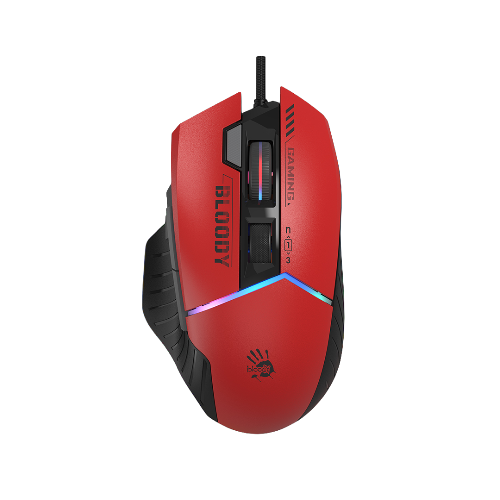 Bloody W95 Max Red Mouse 12000 CPI | ماوس بلودي 1 Bloody W95 Max Red Mouse 12000 CPI