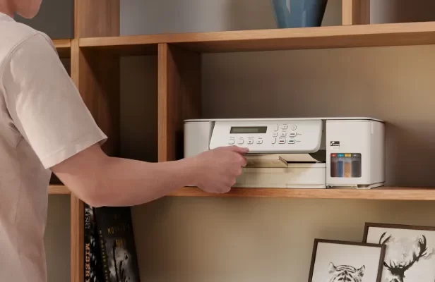 طابعة Brother DCP T536DW بخزان حبر، قطعة واحدة كبيرة