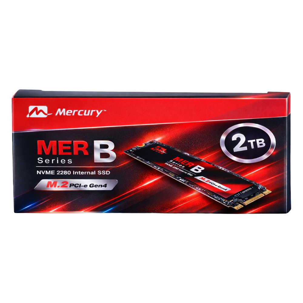 Mercury SSD MERB-2TB NVMe – PCIe Gen 4 x4 2280 Solid State Drive (2) Mercury SSD MERB-2TB NVMe – PCIe Gen 4 x4 2280 Solid State Drive (2)