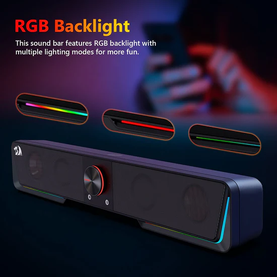 مكبر صوت بلوتوث Redragon GS570 Darknets RGB (7) مكبر صوت بلوتوث Redragon GS570 Darknets RGB RGB 7