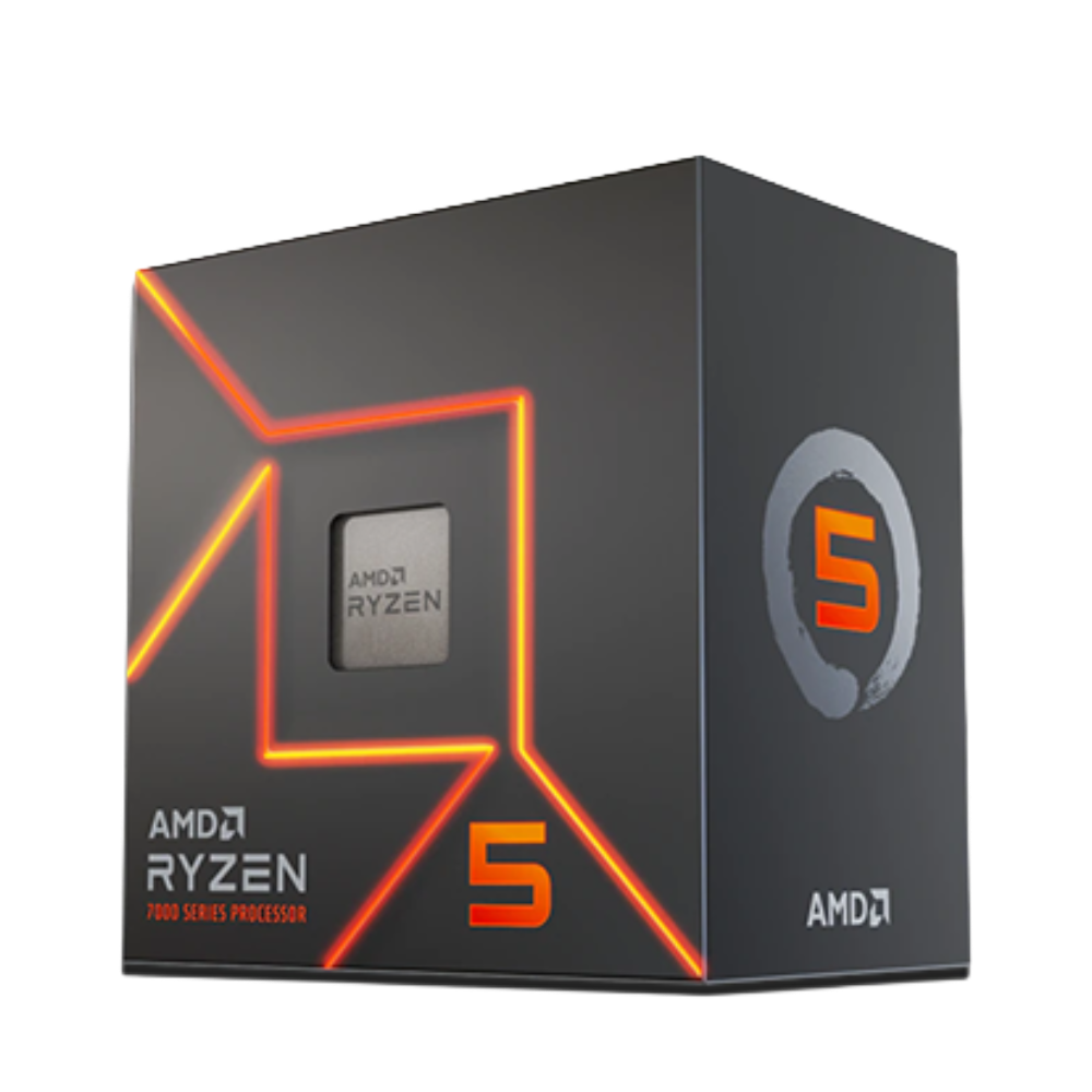 AMD Ryzen 5 7600 Desktop Processor 6-Core 12-Thread 5.1GHz AM5 CPU Tray | معالج رايزن 5 1 AMD Ryzen 5 7600 AM5 desktop processor 6 cores 12 threads Zen 4