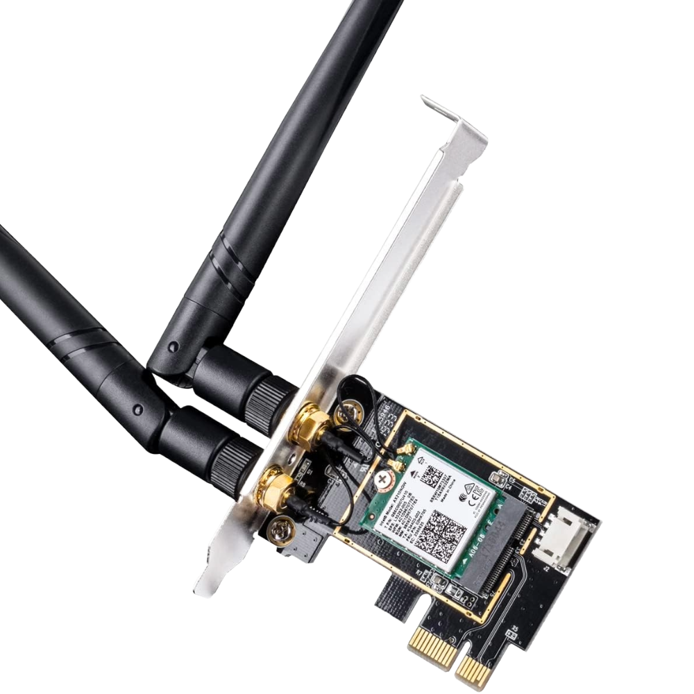 Cudy AX3000 Wi-Fi 6 Bluetooth PCI-E Adapter WE3000 Bluetooth 5.2 | كرت واي فاي 4 Cudy AX3000 Wi-Fi 6 Bluetooth PCI-E Adapter WE3000 Bluetooth 5.2 | كرت واي فاي - Image 4