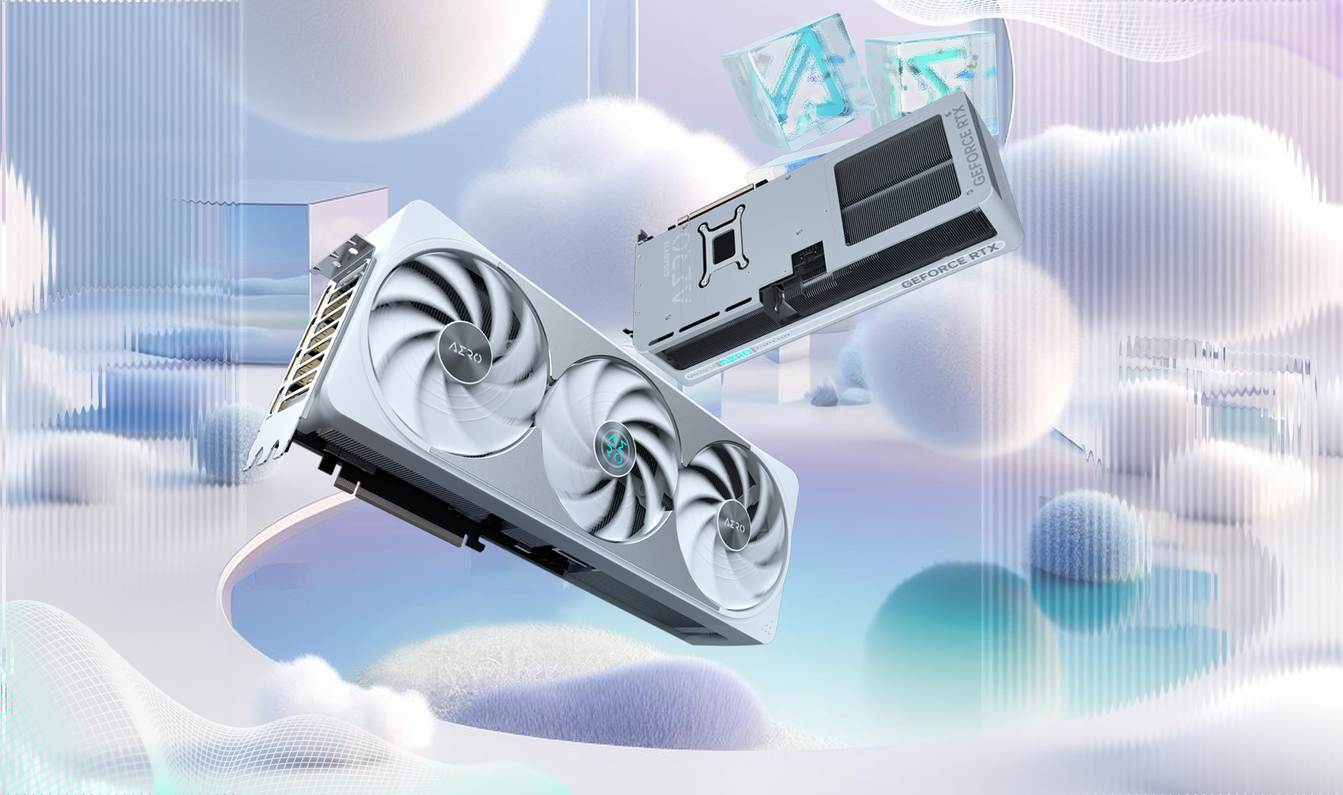 بطاقة رسومات جيجابايت جي فورس RTX 5070 Ti بسعة 16 جيجابايت GDDR7 AERO OC 1