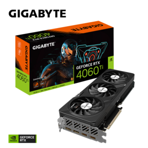 Gigabyte GeForce RTX 4060 Ti Gaming OC 8GB graphics card with WINDFORCE triple-fan cooling and 8GB GDDR6