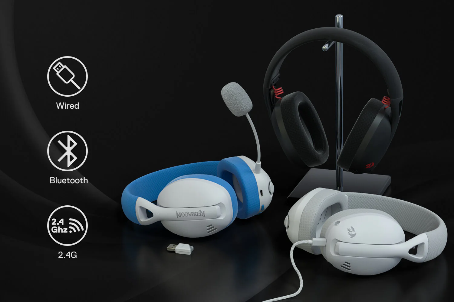 Redragon H848 PRO Wireless Gaming Headset 1 Redragon H848 PRO Wireless Gaming Headset 1