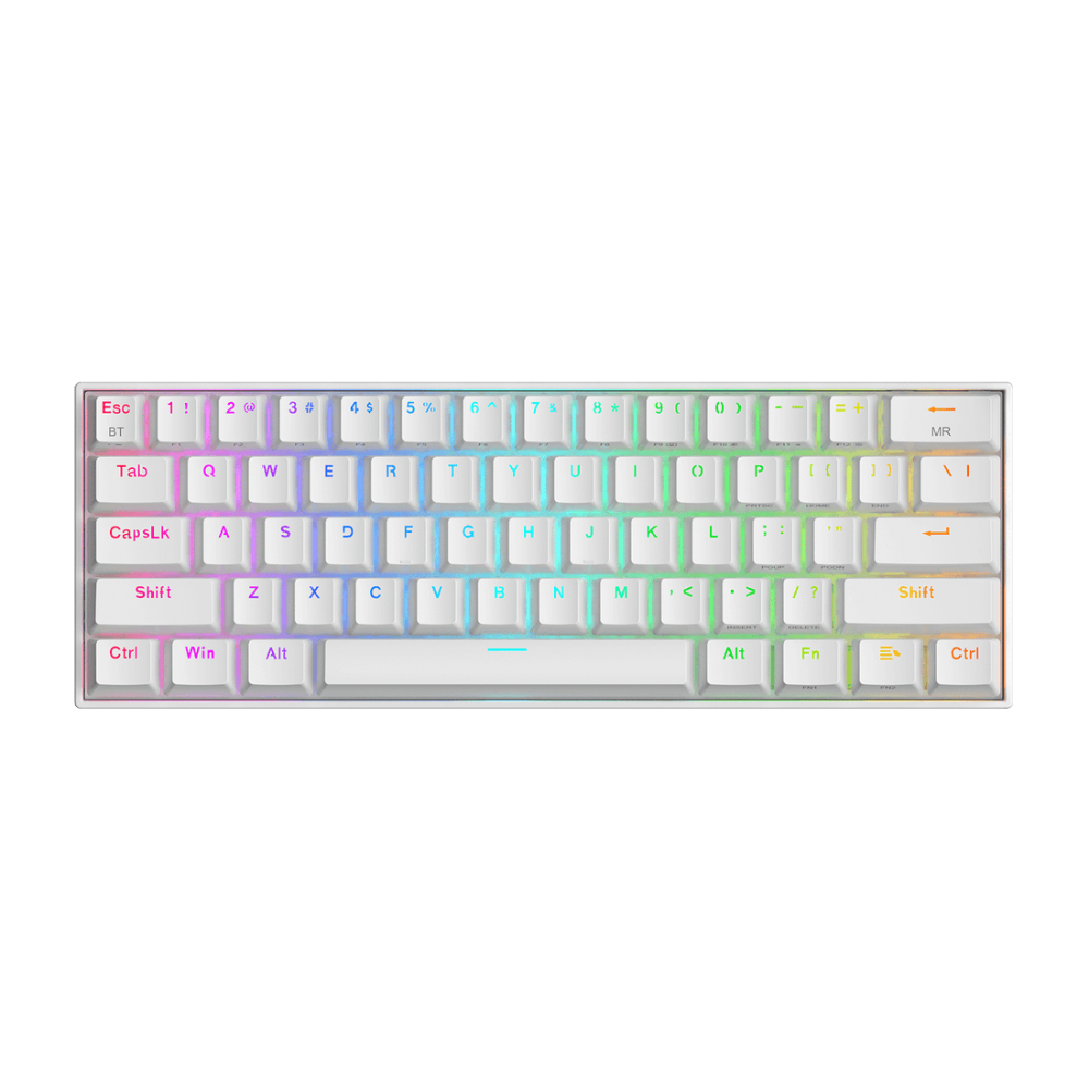 لوحة مفاتيح Redragon K530 PRO باللون الأبيض 60% | كيبورد ميكانيكي ريدراكون Redragon K530 PRO White 60% Keyboard | كيبورد ميكانيكي ريدراكون - Image 3
