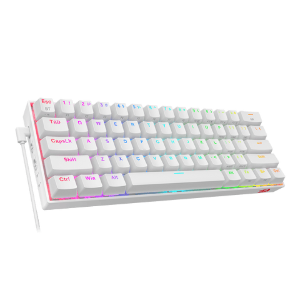 لوحة مفاتيح Redragon K530 PRO باللون الأبيض 60% | كيبورد ميكانيكي ريدراكون Redragon K530 PRO White 60% Keyboard | كيبورد ميكانيكي ريدراكون - Image 4
