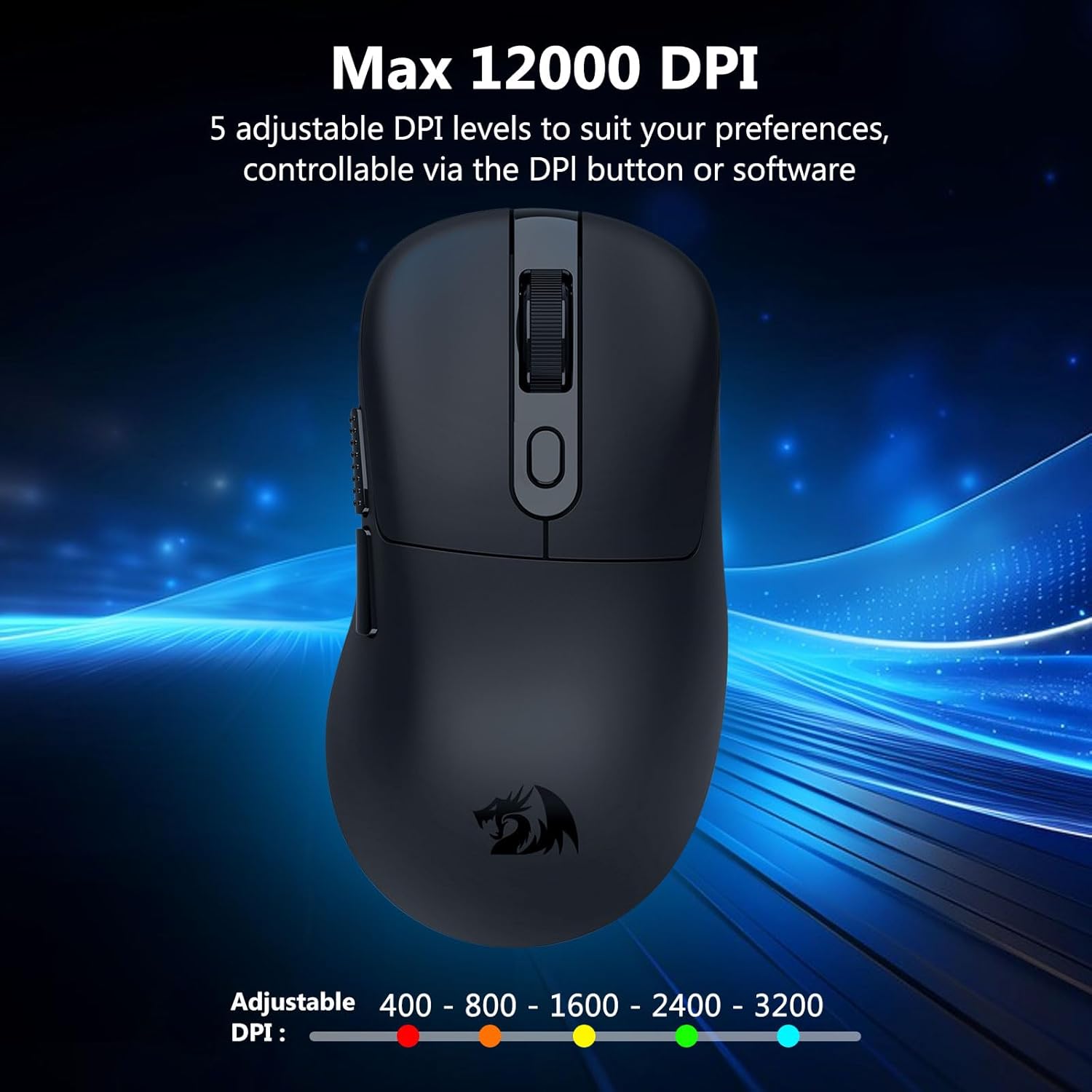 Redragon M818 STD 12800 DPI Gaming Mouse 3 Redragon M818 STD 12800 DPI Gaming Mouse 3
