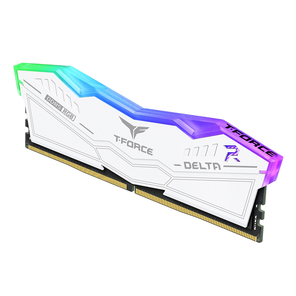 TEAMGROUP T-Force Delta RGB DDR5 32GB 8000MHz White | CL38 XMP 3.0 A-DIE | رام دسكتوب 3 TEAMGROUP T-Force Delta RGB DDR5 32GB 8000MHz White | CL38 XMP 3.0 A-DIE | رام دسكتوب - Image 3