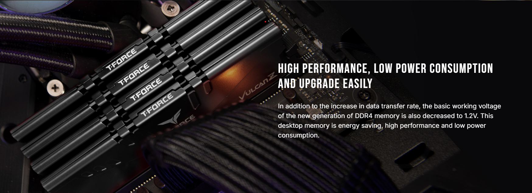 TEAMGROUP T Force Vulcan Z DDR4 16GB 3200MHz CL16 Desktop Gaming Memory Kit 2×8GB 5